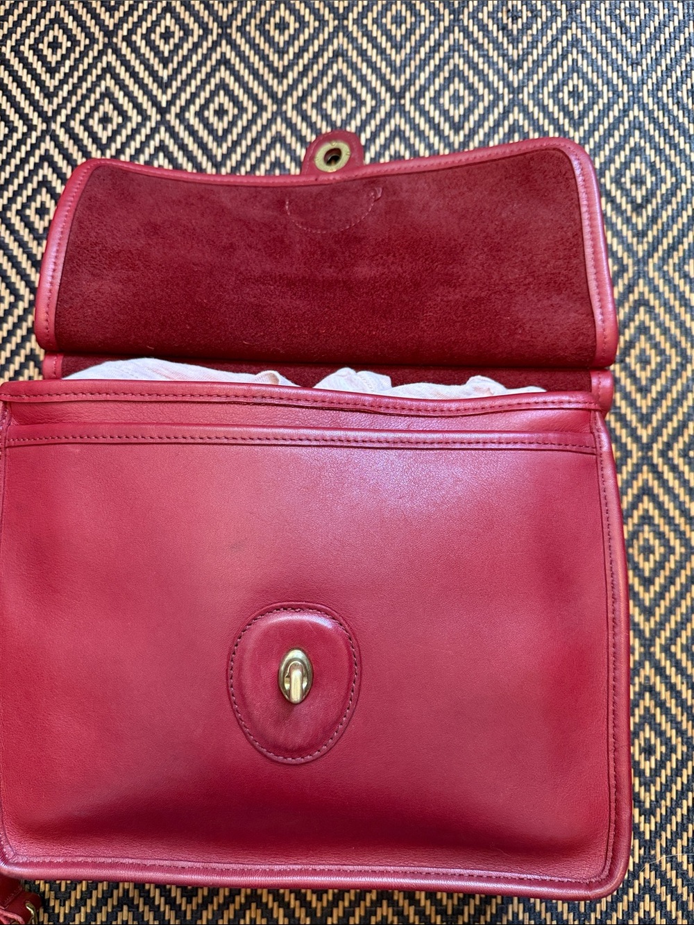 Vintage coach Willis 9927 red with brass - Picture 13 of 16